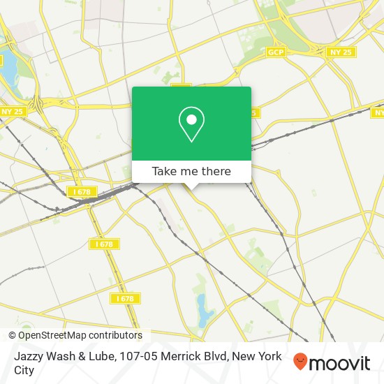 Jazzy Wash & Lube, 107-05 Merrick Blvd map