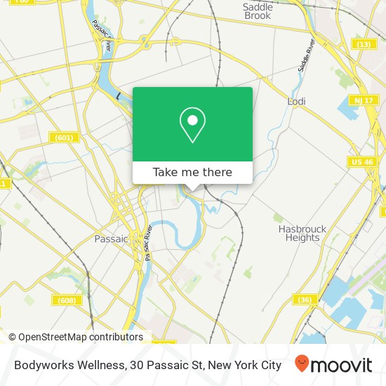 Bodyworks Wellness, 30 Passaic St map