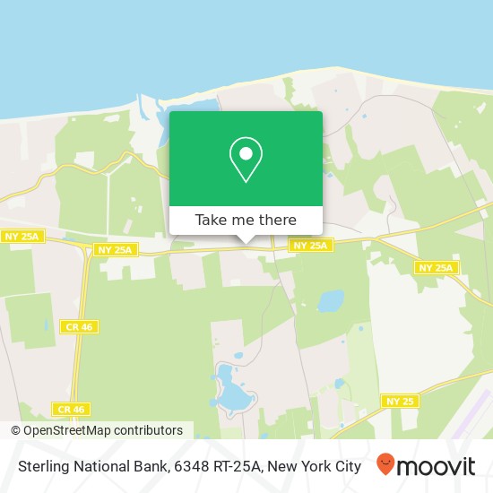 Mapa de Sterling National Bank, 6348 RT-25A