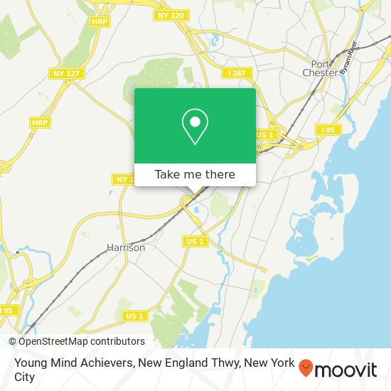 Mapa de Young Mind Achievers, New England Thwy
