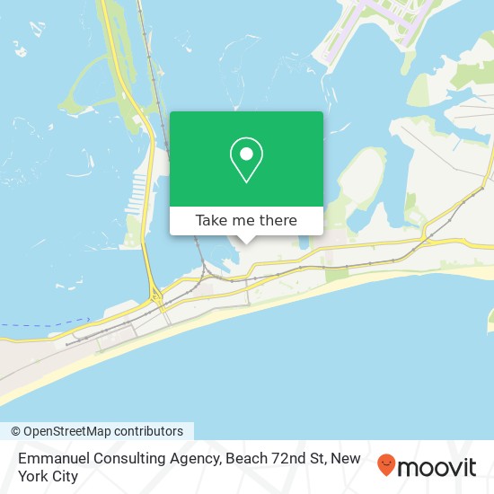 Emmanuel Consulting Agency, Beach 72nd St map