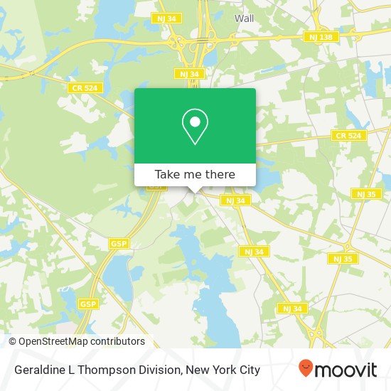 Geraldine L Thompson Division map