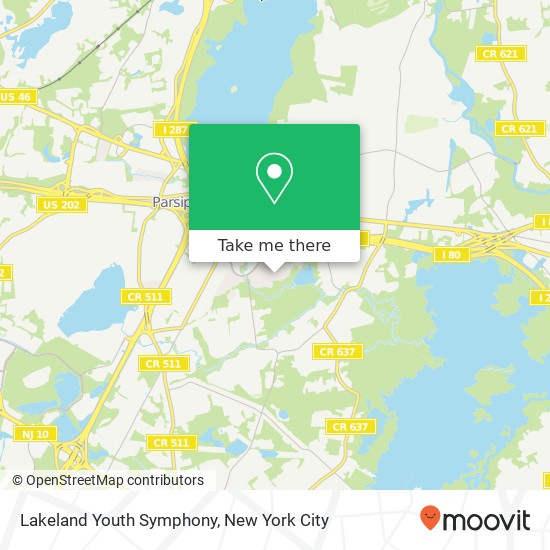 Lakeland Youth Symphony map