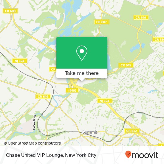 Mapa de Chase United VIP Lounge