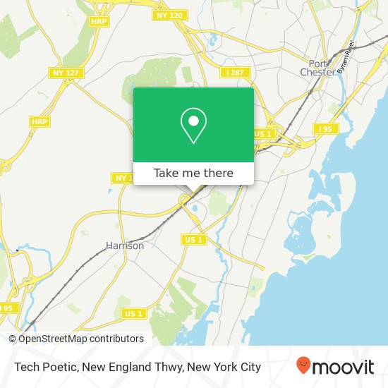 Tech Poetic, New England Thwy map