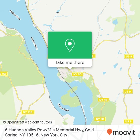 6 Hudson Valley Pow / Mia Memorial Hwy, Cold Spring, NY 10516 map