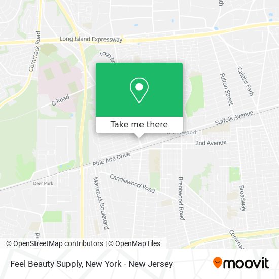 Feel Beauty Supply map