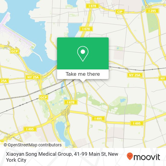 Xiaoyan Song Medical Group, 41-99 Main St map