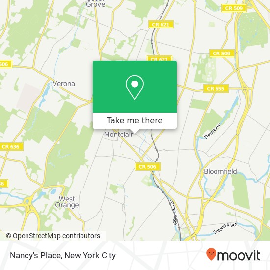 Mapa de Nancy's Place