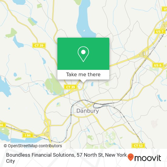Mapa de Boundless Financial Solutions, 57 North St