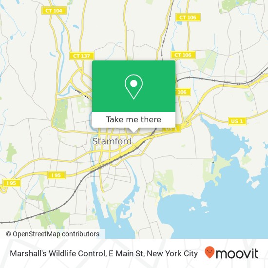 Mapa de Marshall's Wildlife Control, E Main St