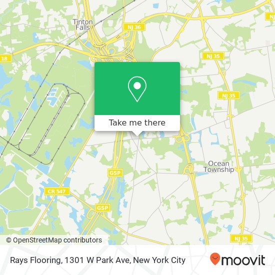 Rays Flooring, 1301 W Park Ave map