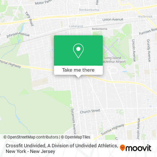 Crossfit Undivided, A Division of Undivided Athletics map
