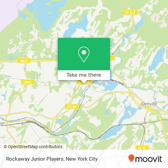 Mapa de Rockaway Junior Players