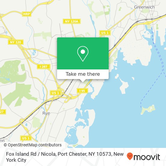 Mapa de Fox Island Rd / Nicola, Port Chester, NY 10573