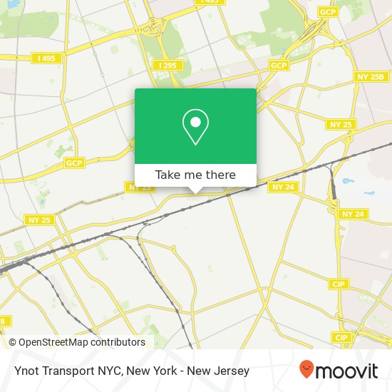 Mapa de Ynot Transport NYC