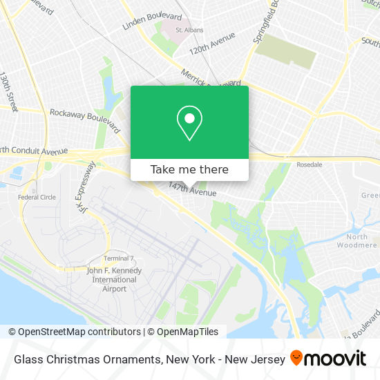 Glass Christmas Ornaments map