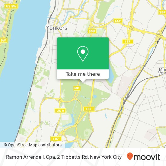 Mapa de Ramon Arrendell, Cpa, 2 Tibbetts Rd
