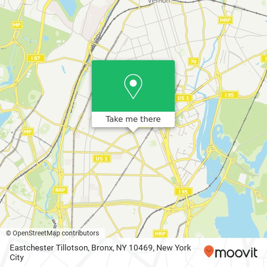 Eastchester Tillotson, Bronx, NY 10469 map