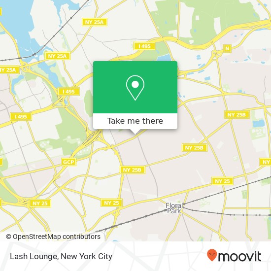 Lash Lounge map