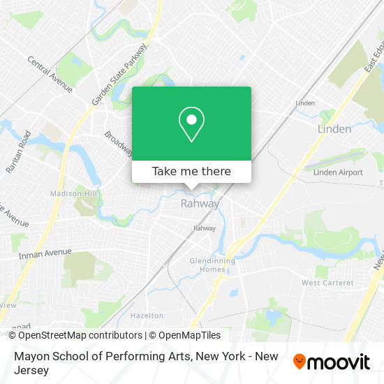 Mapa de Mayon School of Performing Arts