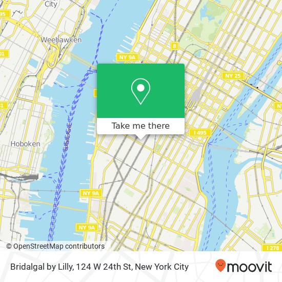 Bridalgal by Lilly, 124 W 24th St map