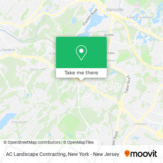 AC Landscape Contracting map