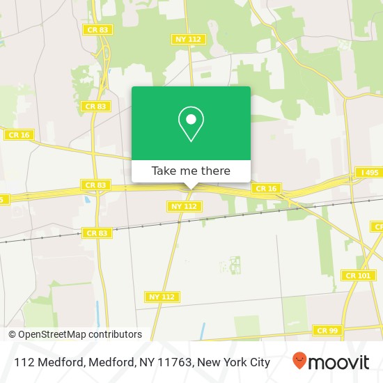 Mapa de 112 Medford, Medford, NY 11763