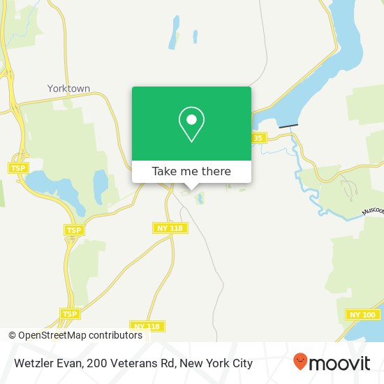 Wetzler Evan, 200 Veterans Rd map