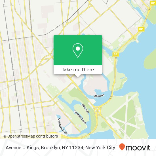 Avenue U Kings, Brooklyn, NY 11234 map