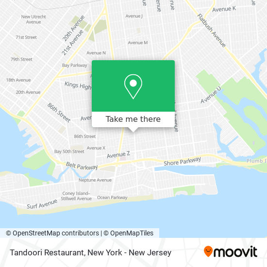 Tandoori Restaurant map