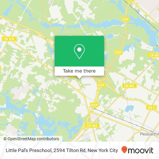 Little Pal's Preschool, 2594 Tilton Rd map