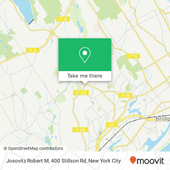 Mapa de Josovitz Robert M, 400 Stillson Rd