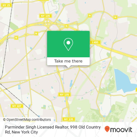 Parminder Singh Licensed Realtor, 998 Old Country Rd map