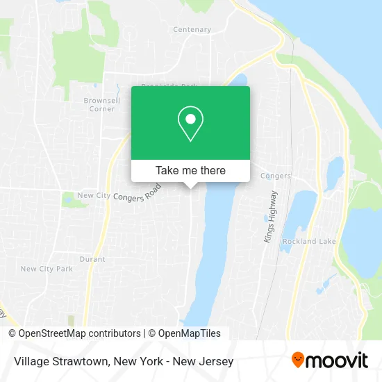 Village Strawtown map