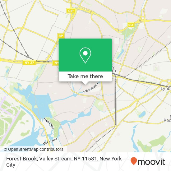 Forest Brook, Valley Stream, NY 11581 map
