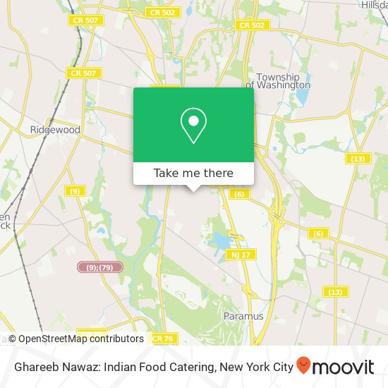 Mapa de Ghareeb Nawaz: Indian Food Catering