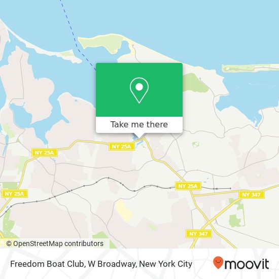 Mapa de Freedom Boat Club, W Broadway
