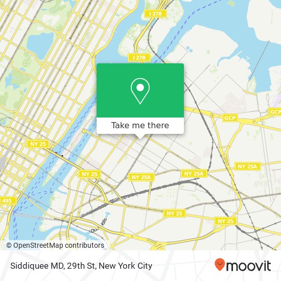 Siddiquee MD, 29th St map