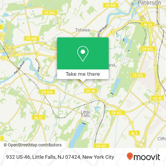 Mapa de 932 US-46, Little Falls, NJ 07424