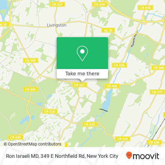 Ron Israeli MD, 349 E Northfield Rd map