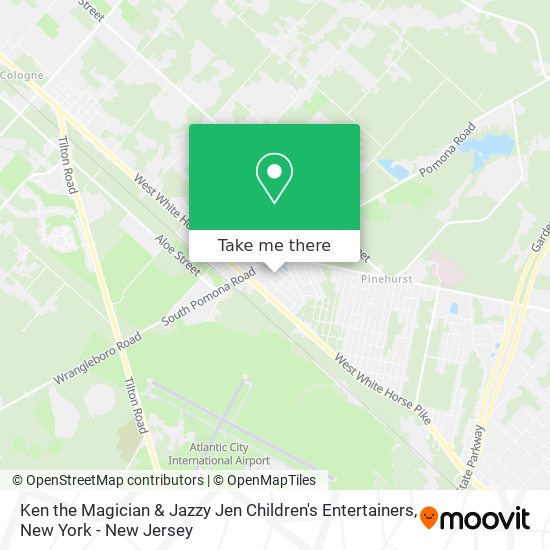 Ken the Magician & Jazzy Jen Children's Entertainers map