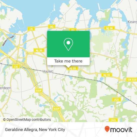 Geraldine Allegra map