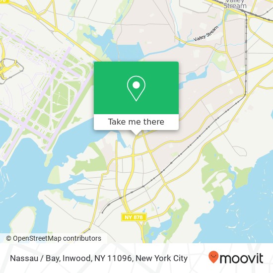 Mapa de Nassau / Bay, Inwood, NY 11096
