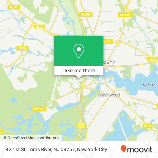 42 1st St, Toms River, NJ 08757 map