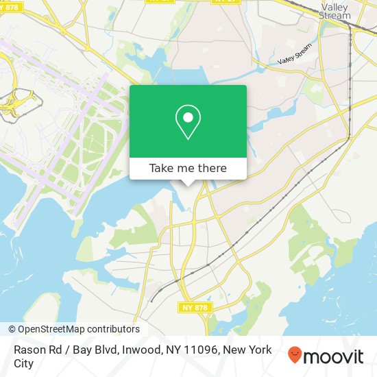 Mapa de Rason Rd / Bay Blvd, Inwood, NY 11096