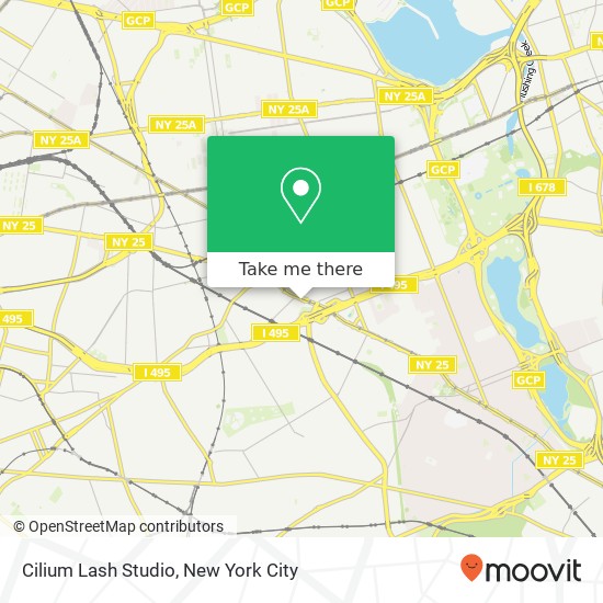 Cilium Lash Studio map