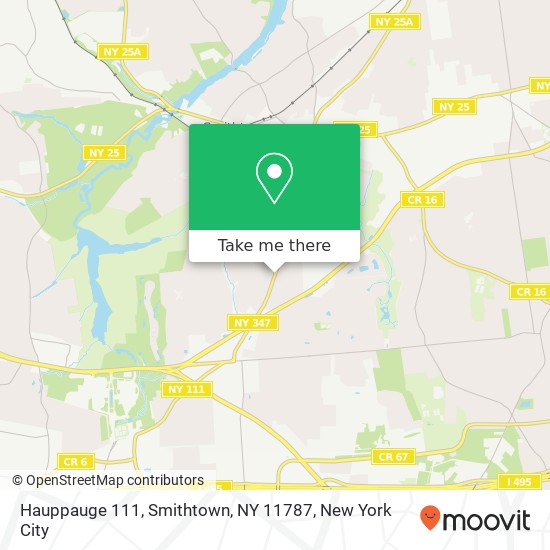 Mapa de Hauppauge 111, Smithtown, NY 11787