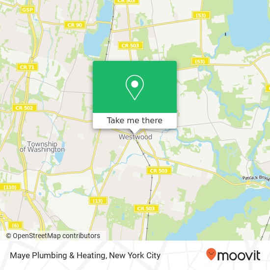 Mapa de Maye Plumbing & Heating