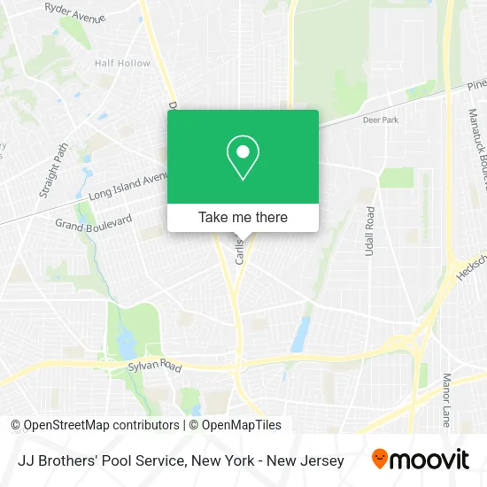 Mapa de JJ Brothers' Pool Service